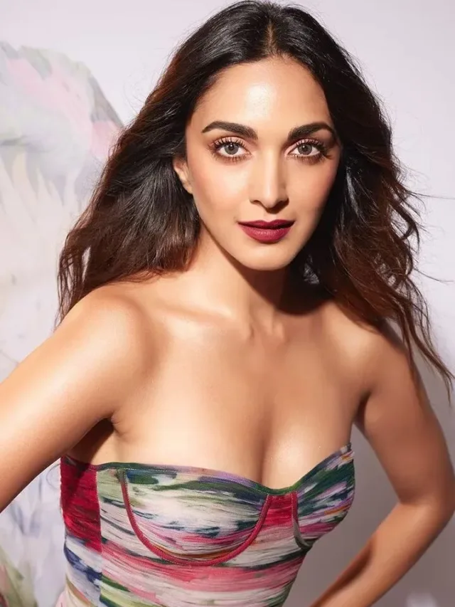 Kiara Advani, in a sheer colorful outfit, seems to be a fantasy